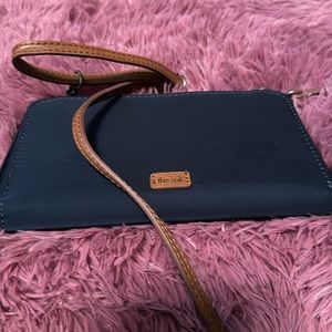 The Sak Navy Nylon Crossbody
